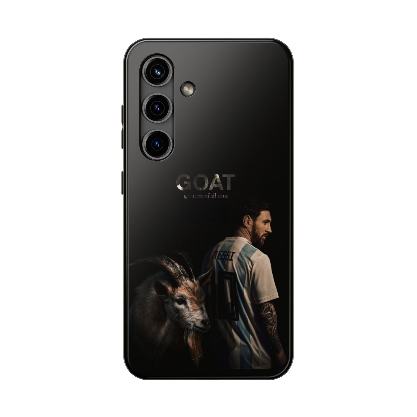 GOAT Messi Phone Case — Soccer Legend Tribute Tough Case
