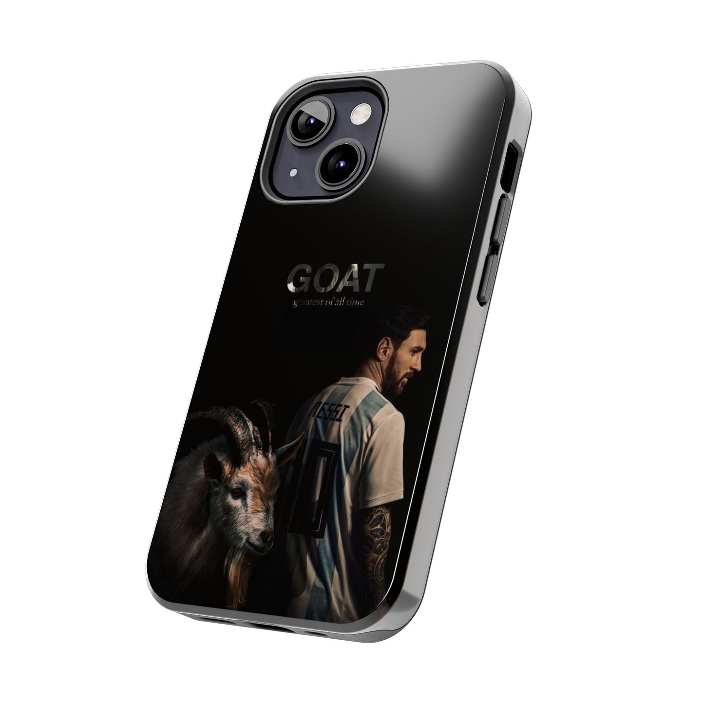 GOAT Messi Phone Case — Soccer Legend Tribute Tough Case