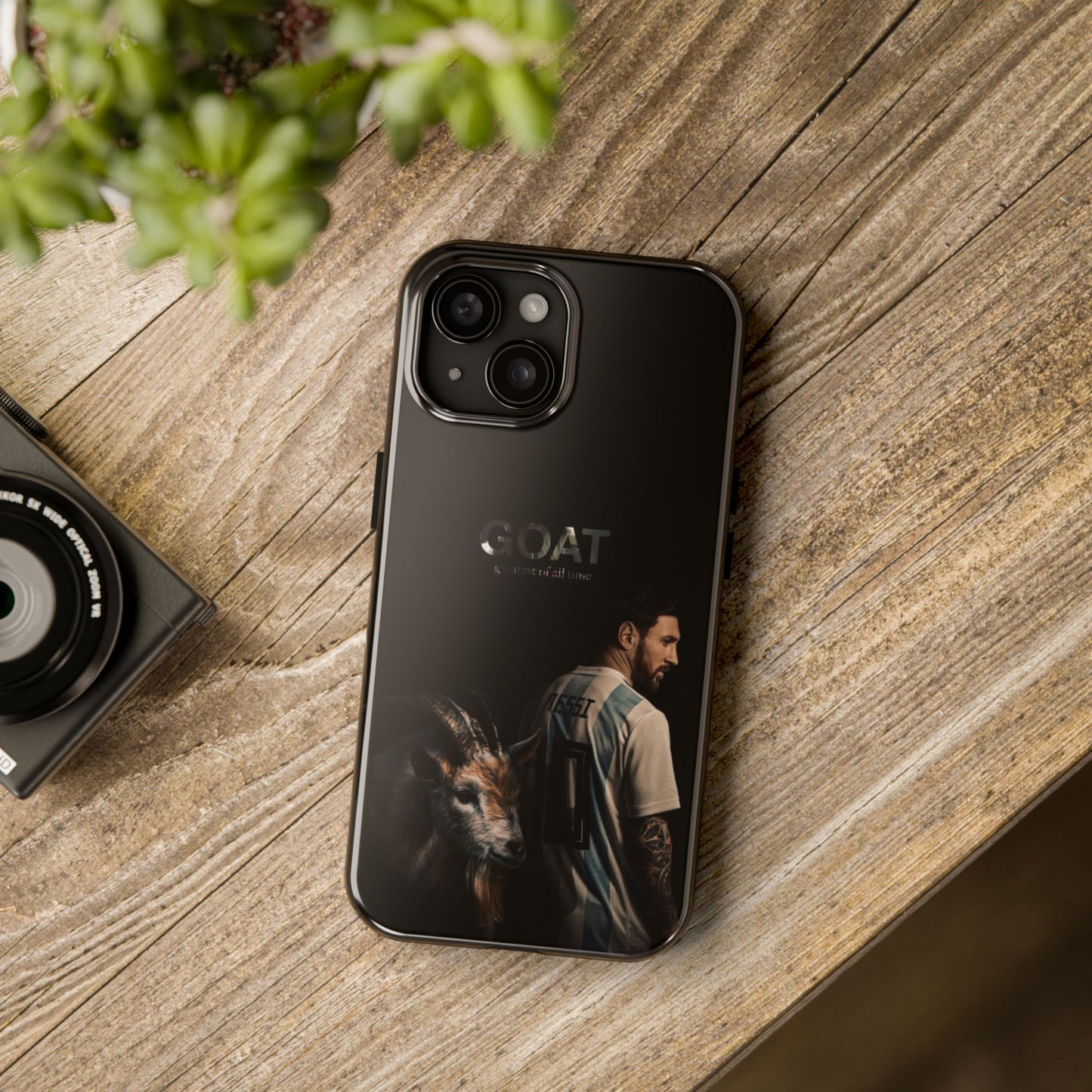 GOAT Messi Phone Case — Soccer Legend Tribute Tough Case