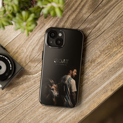 GOAT Messi Phone Case — Soccer Legend Tribute Tough Case