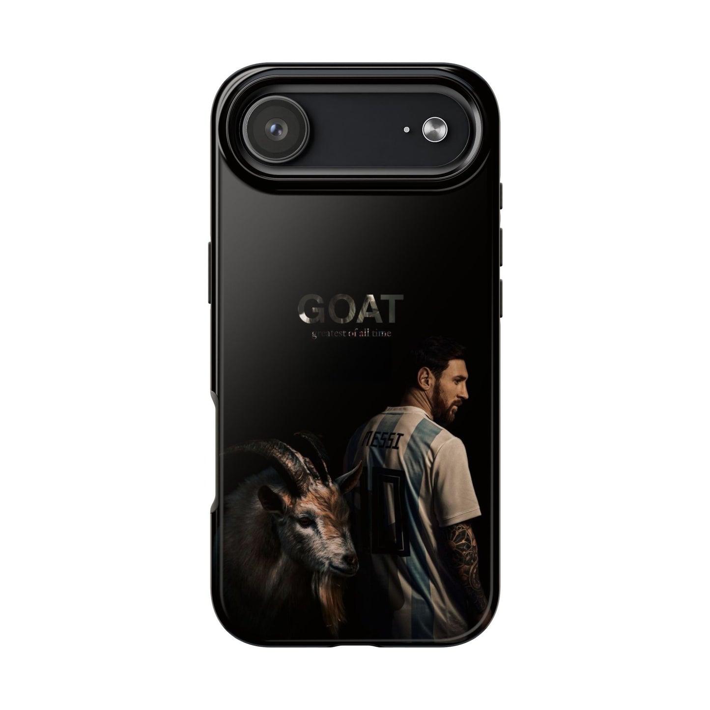 GOAT Messi Phone Case — Soccer Legend Tribute Tough Case