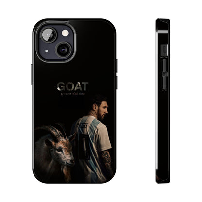 GOAT Messi Phone Case — Soccer Legend Tribute Tough Case