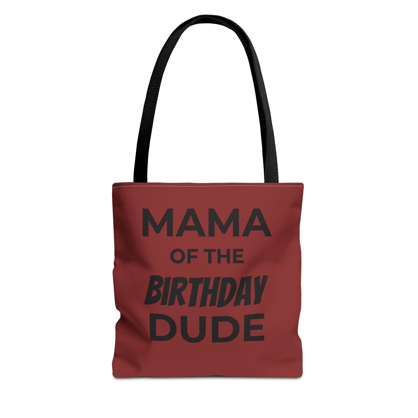 Mama of the Birthday Dude Tote Bag — Personalized 'Finally Legal' Birthday Celebration Tote