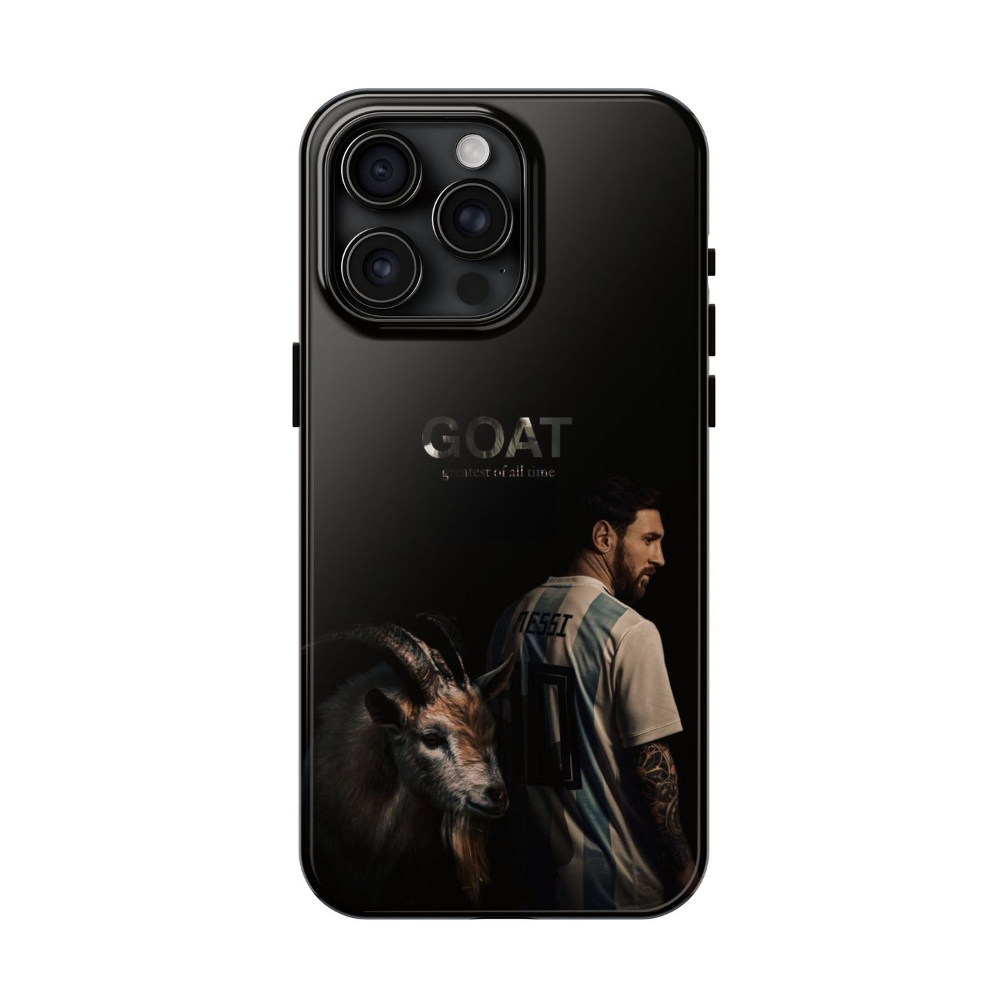 GOAT Messi Phone Case — Soccer Legend Tribute Tough Case