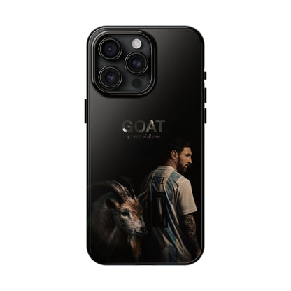GOAT Messi Phone Case — Soccer Legend Tribute Tough Case