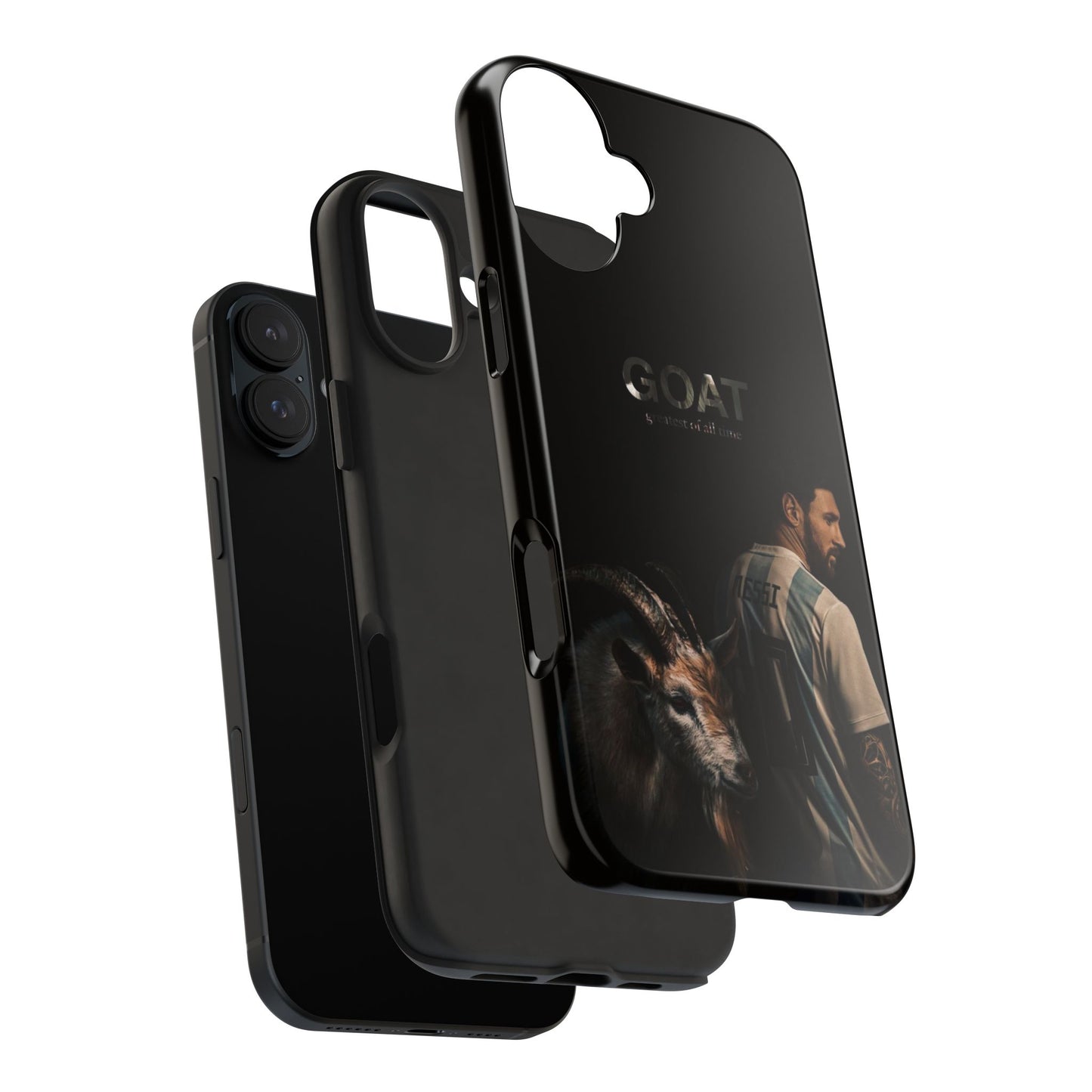 GOAT Messi Phone Case — Soccer Legend Tribute Tough Case