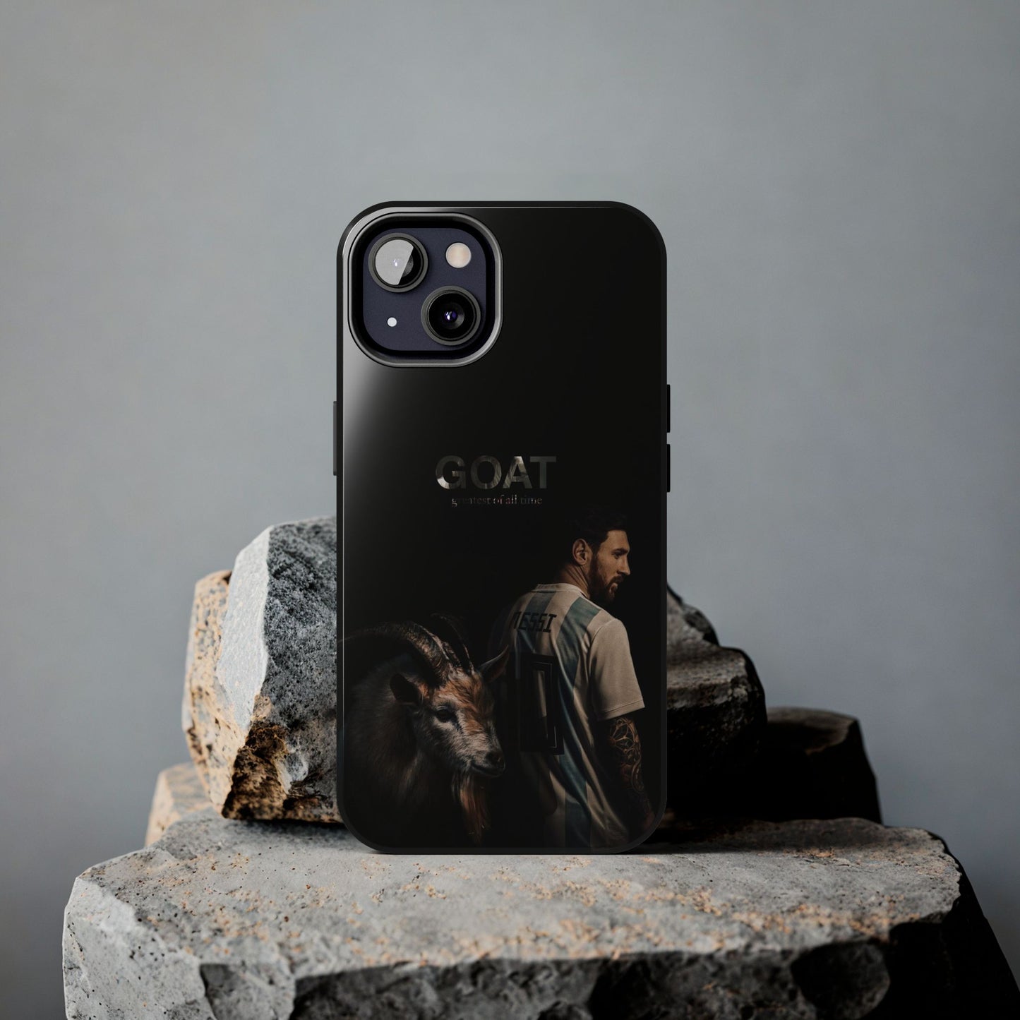 GOAT Messi Phone Case — Soccer Legend Tribute Tough Case