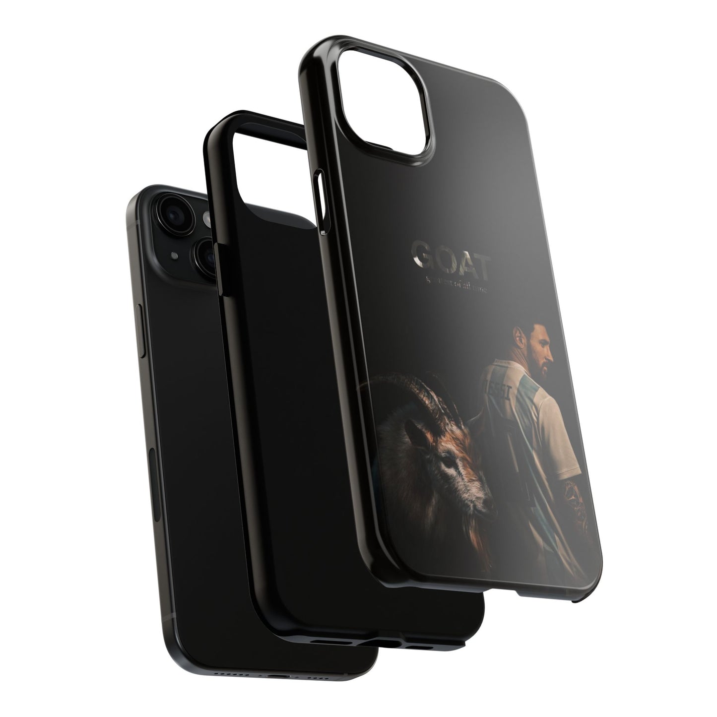 GOAT Messi Phone Case — Soccer Legend Tribute Tough Case