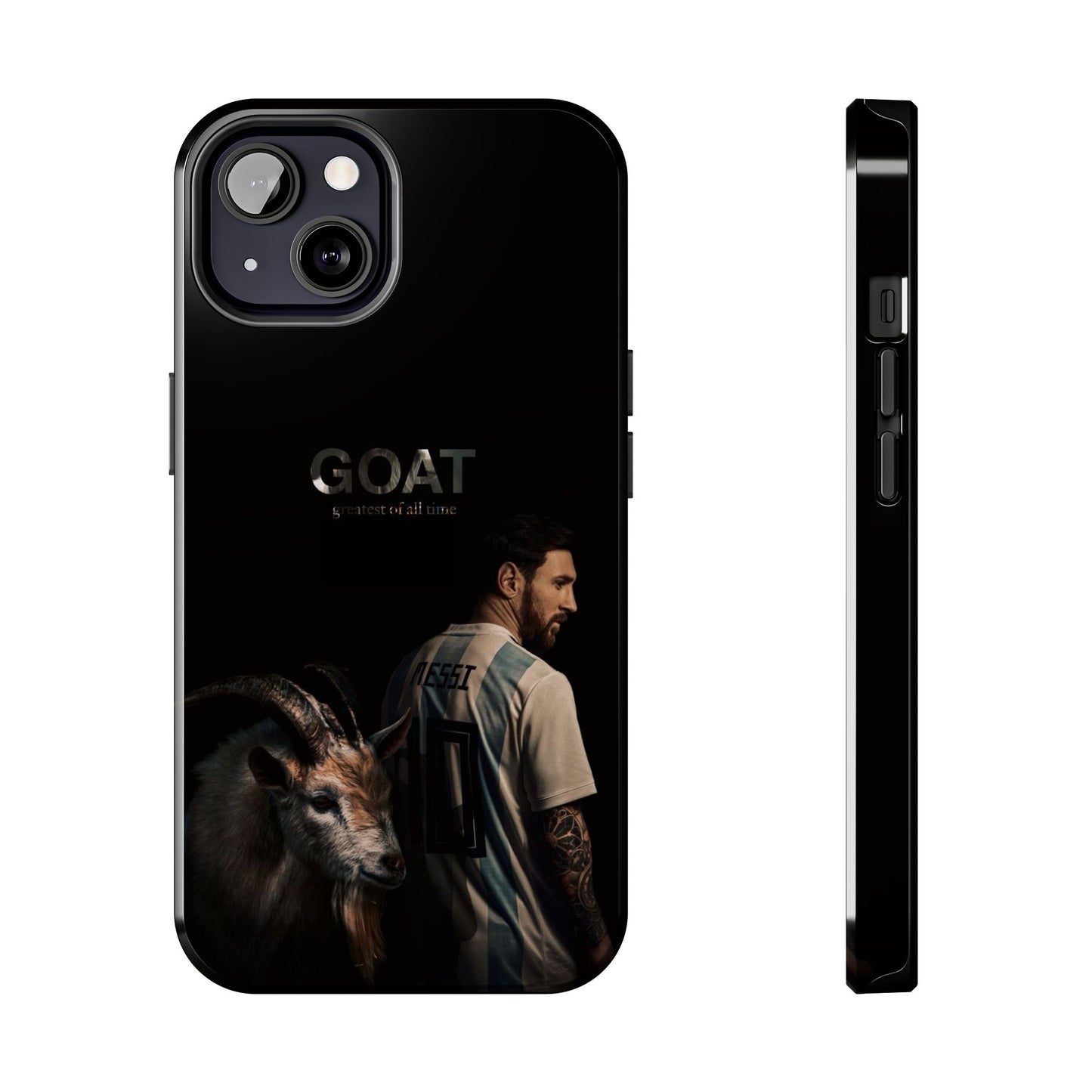 GOAT Messi Phone Case — Soccer Legend Tribute Tough Case