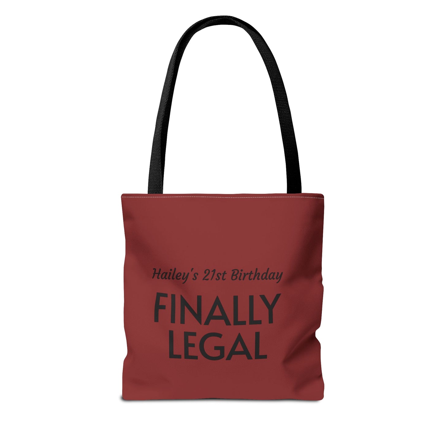 Mama of the Birthday Dude Tote Bag — Personalized 'Finally Legal' Birthday Celebration Tote
