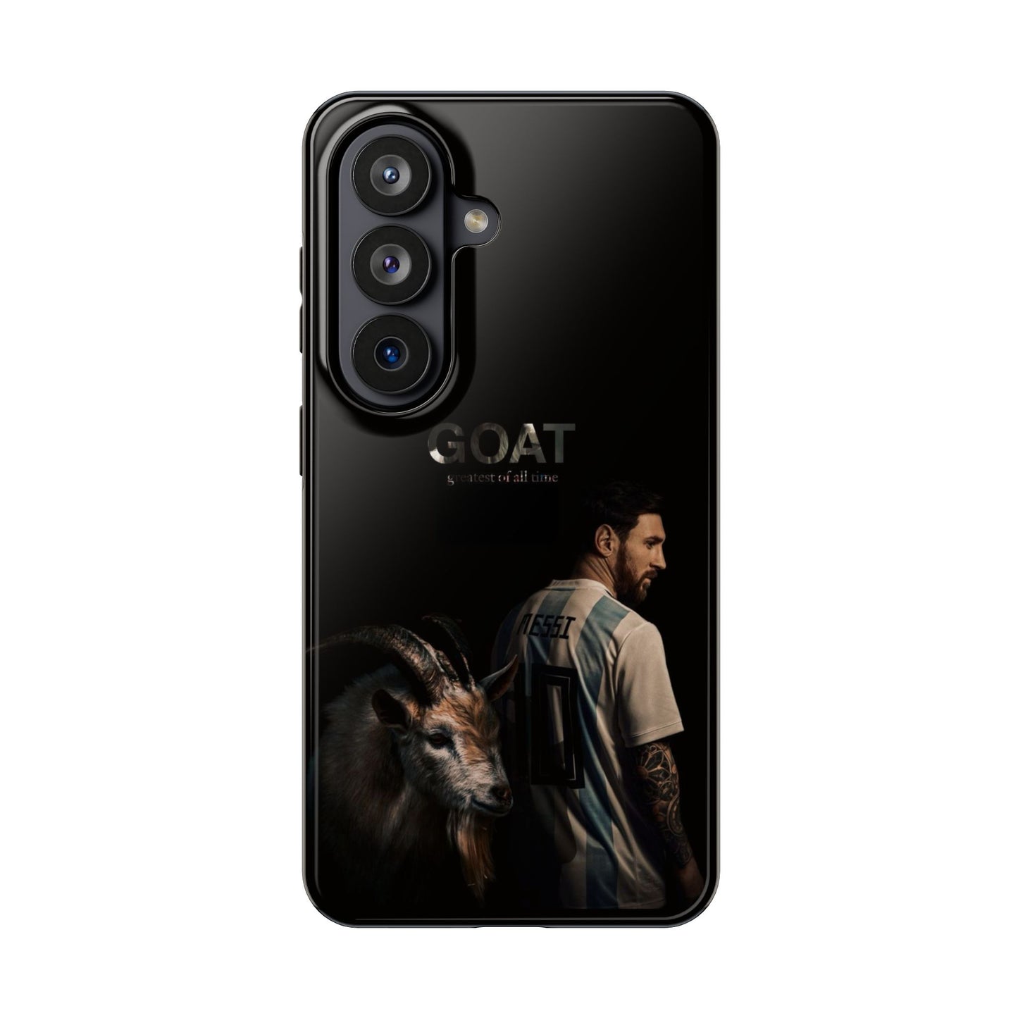 GOAT Messi Phone Case — Soccer Legend Tribute Tough Case