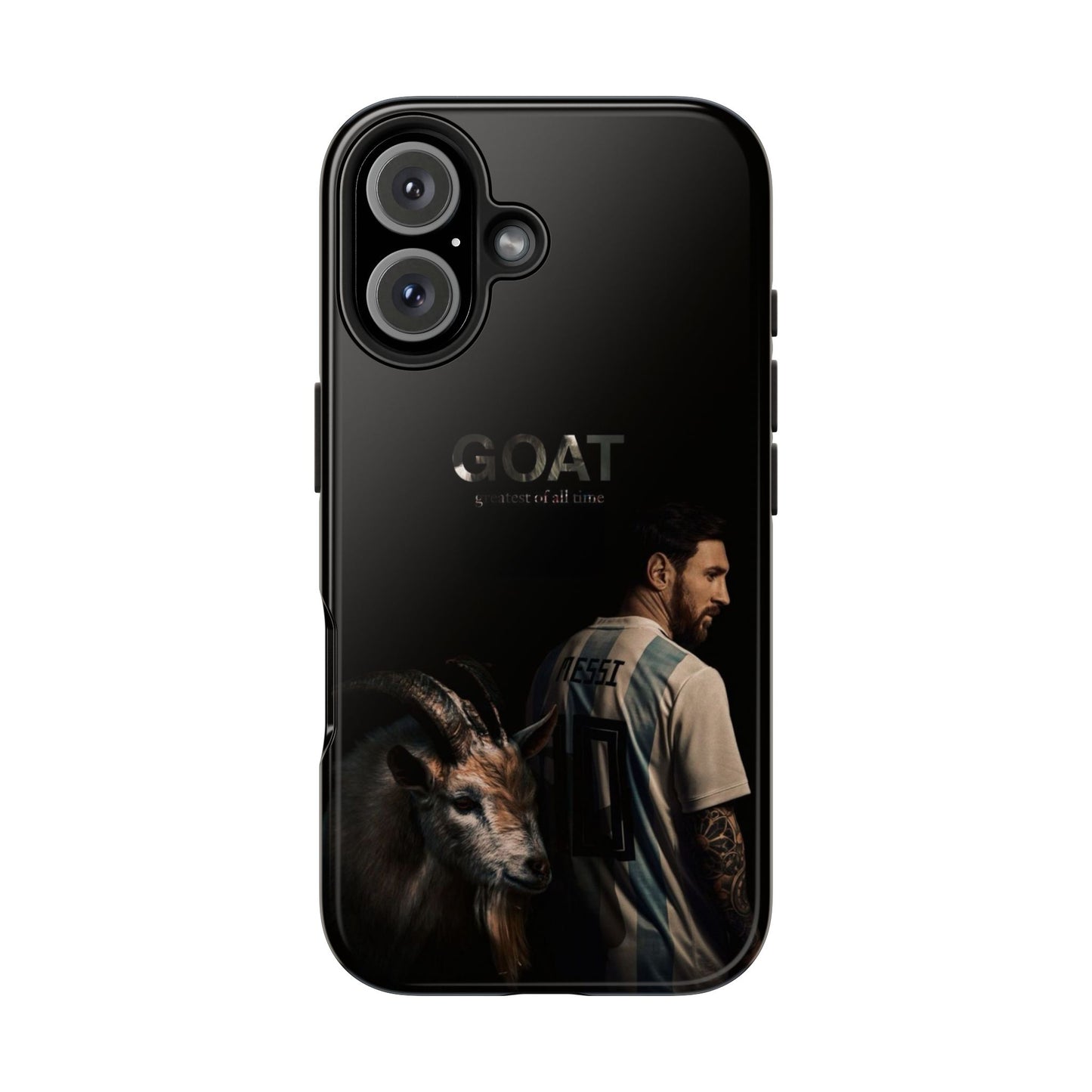 GOAT Messi Phone Case — Soccer Legend Tribute Tough Case