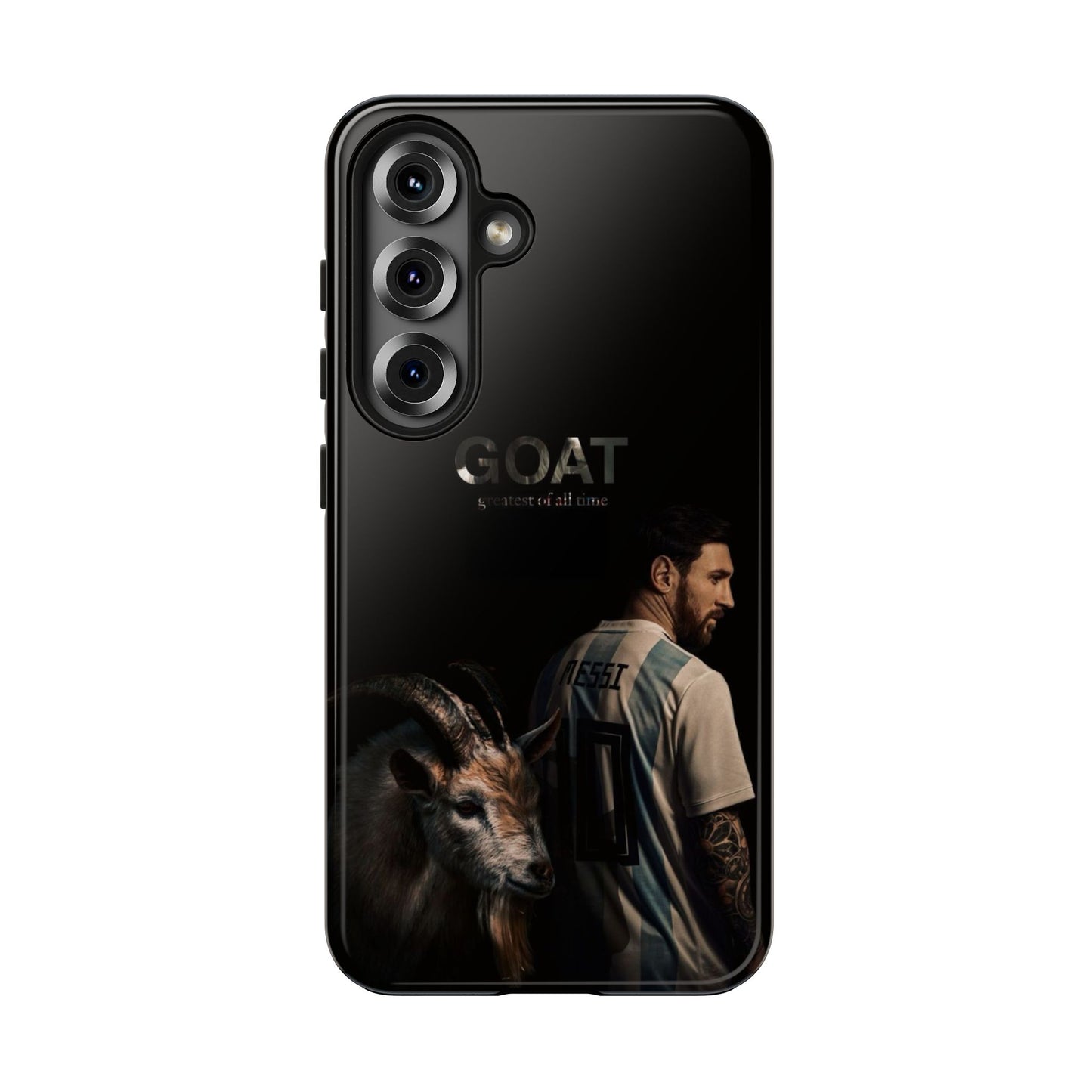 GOAT Messi Phone Case — Soccer Legend Tribute Tough Case