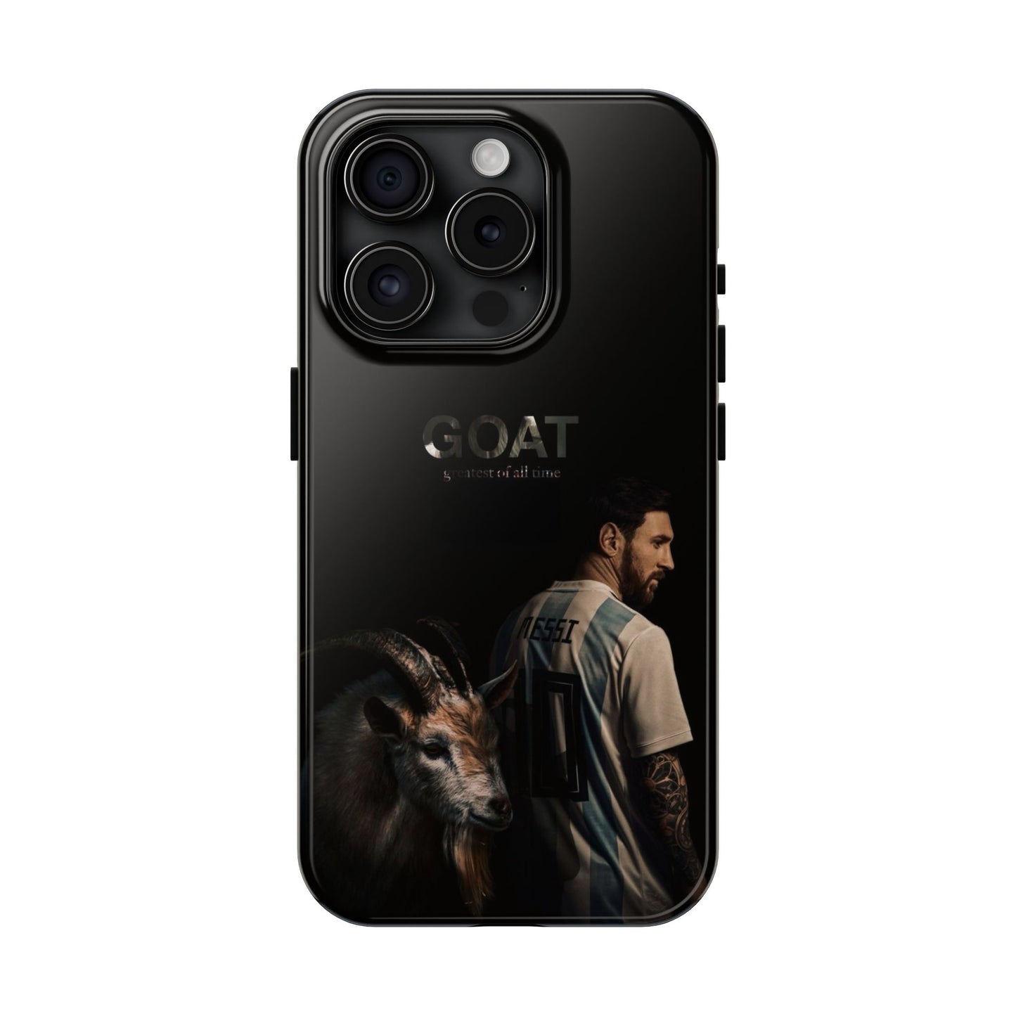 GOAT Messi Phone Case — Soccer Legend Tribute Tough Case