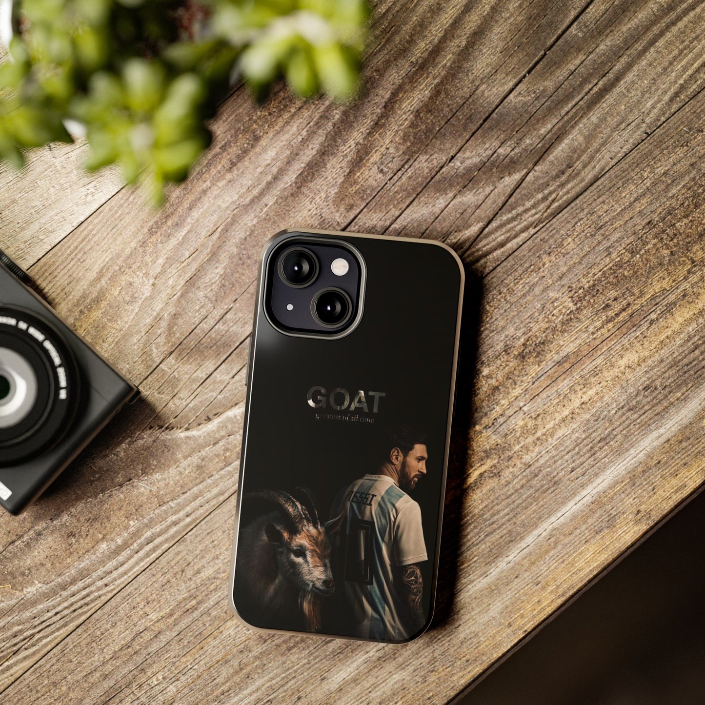 GOAT Messi Phone Case — Soccer Legend Tribute Tough Case