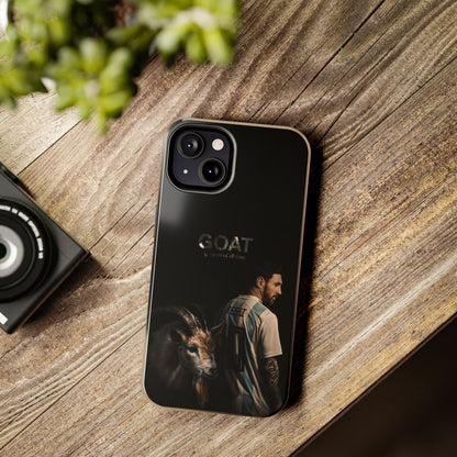 GOAT Messi Phone Case — Soccer Legend Tribute Tough Case