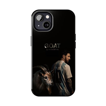 GOAT Messi Phone Case — Soccer Legend Tribute Tough Case