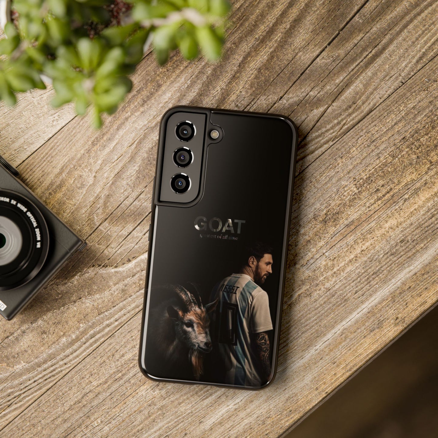 GOAT Messi Phone Case — Soccer Legend Tribute Tough Case