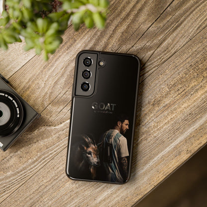 GOAT Messi Phone Case — Soccer Legend Tribute Tough Case