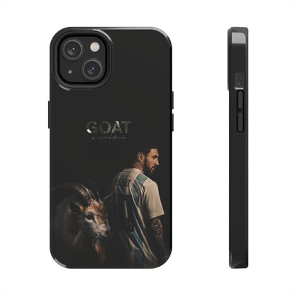 GOAT Messi Phone Case — Soccer Legend Tribute Tough Case