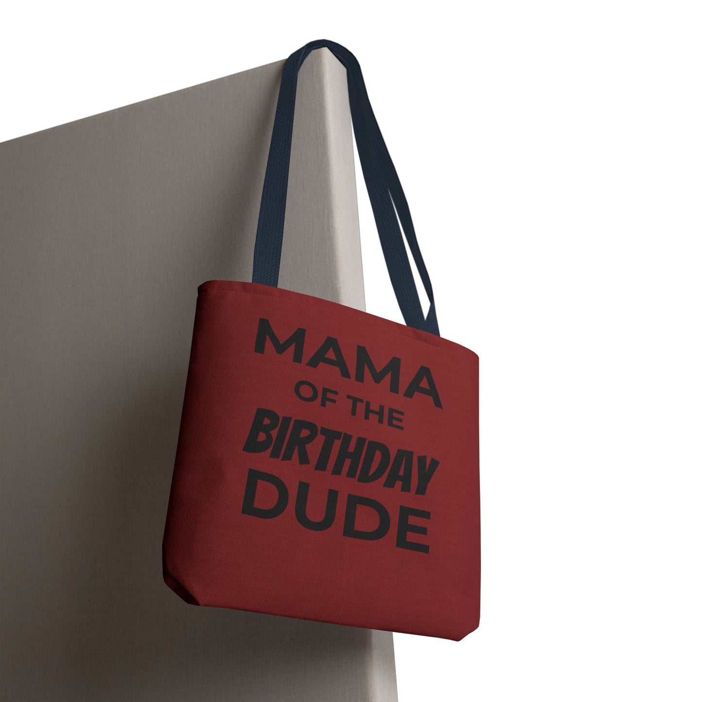 Mama of the Birthday Dude Tote Bag — Personalized 'Finally Legal' Birthday Celebration Tote