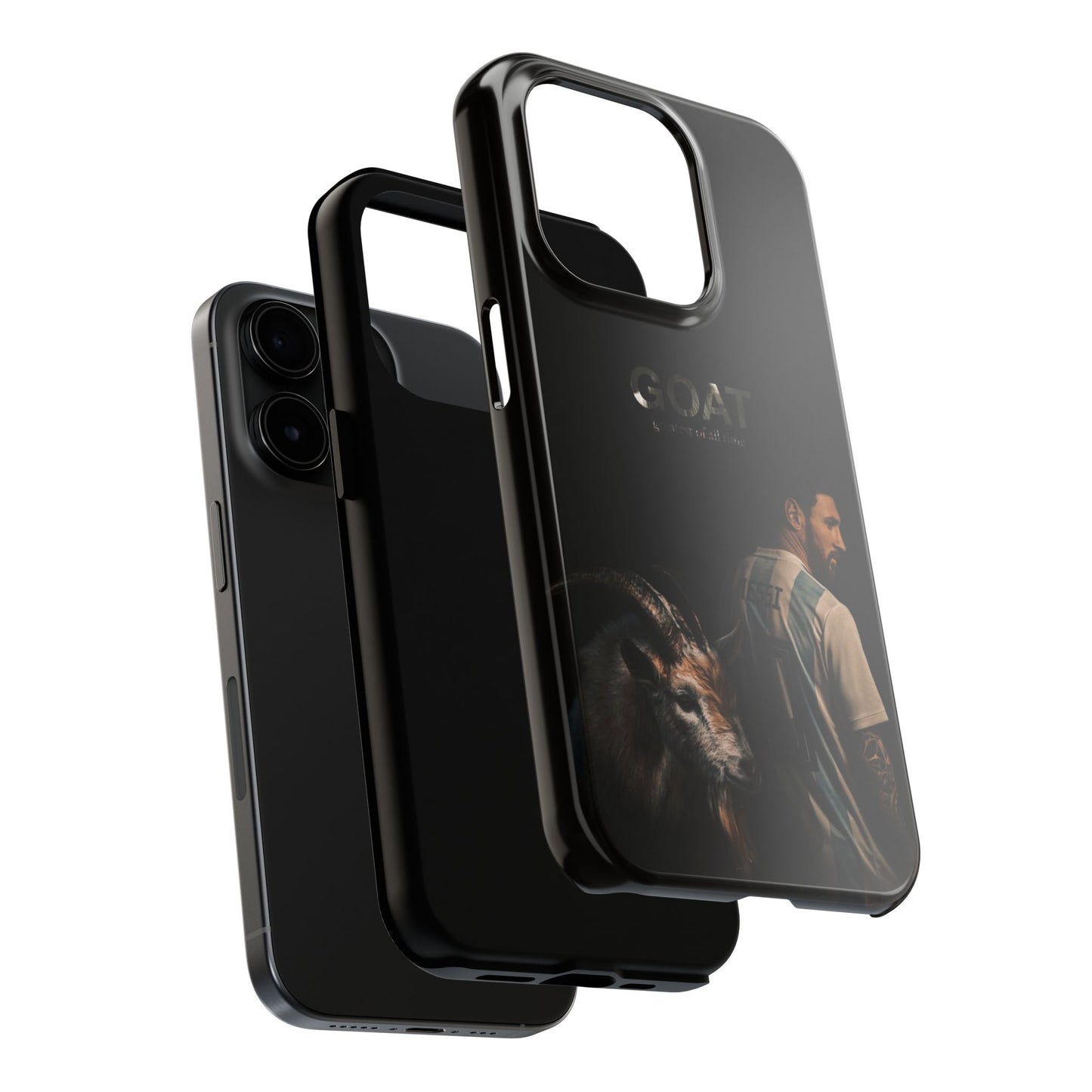GOAT Messi Phone Case — Soccer Legend Tribute Tough Case