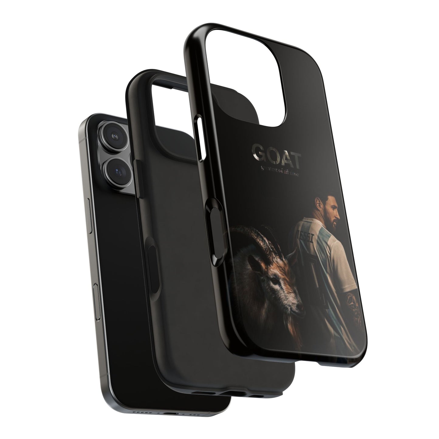 GOAT Messi Phone Case — Soccer Legend Tribute Tough Case