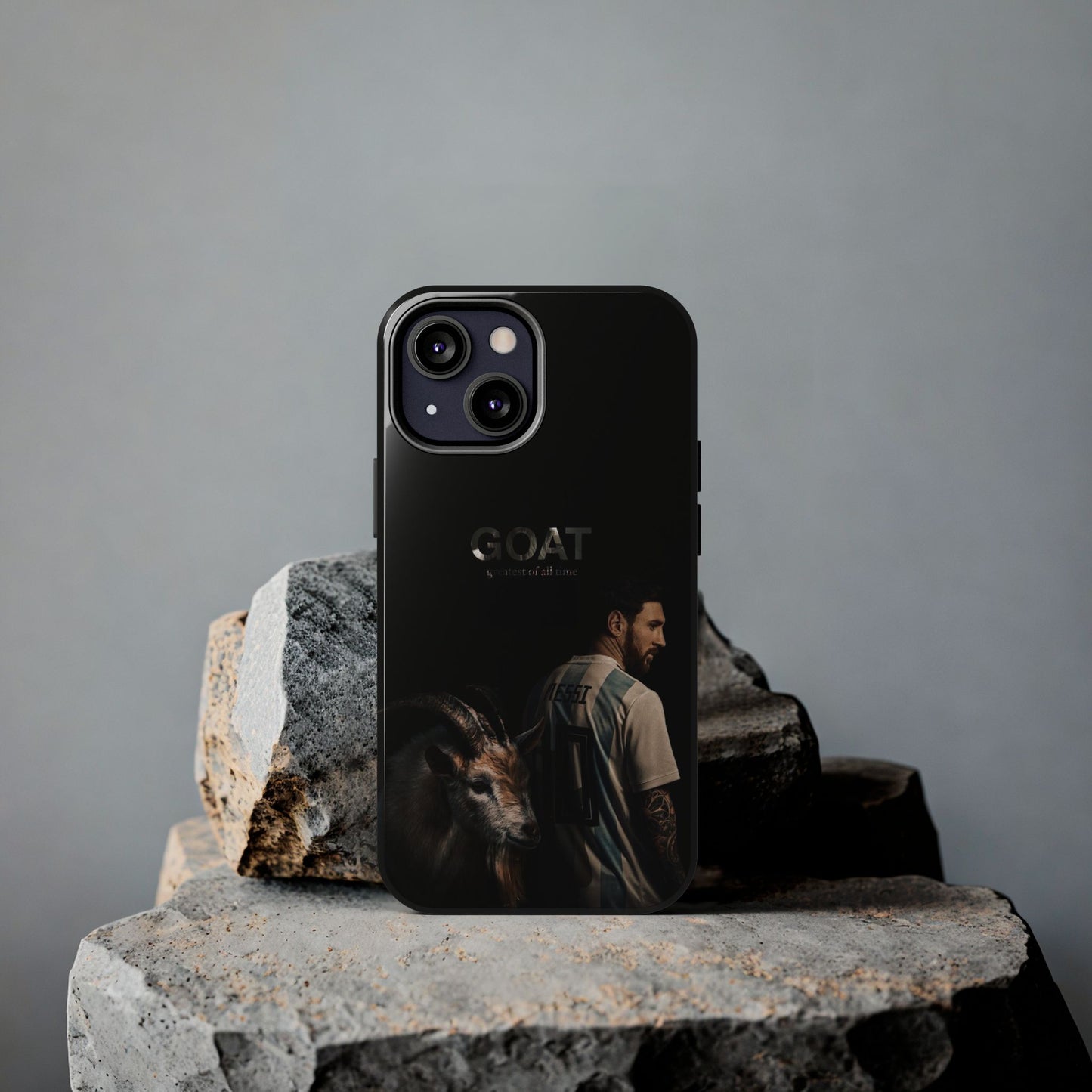 GOAT Messi Phone Case — Soccer Legend Tribute Tough Case