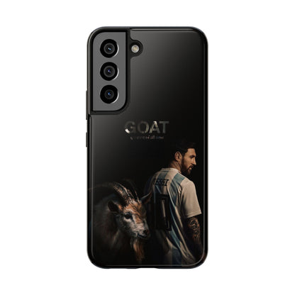 GOAT Messi Phone Case — Soccer Legend Tribute Tough Case